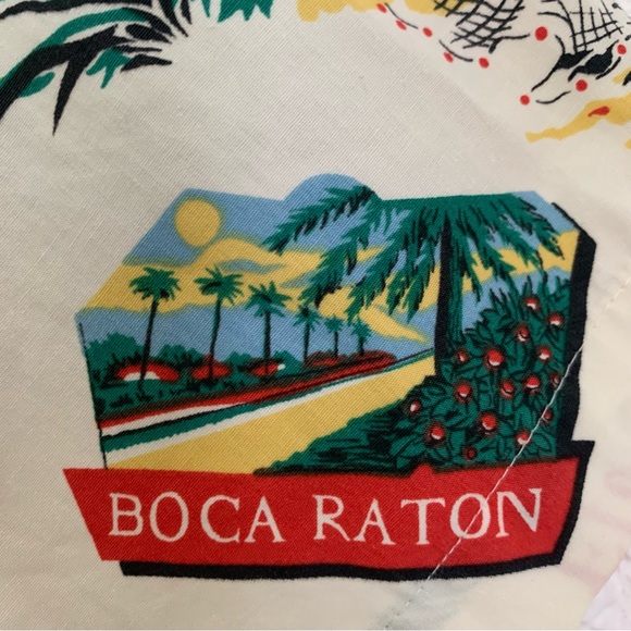 Vintage Florida Retro Postcard Turnpike Toll Collector Uniform Novelty Shirt Top - Picture 12 of 15